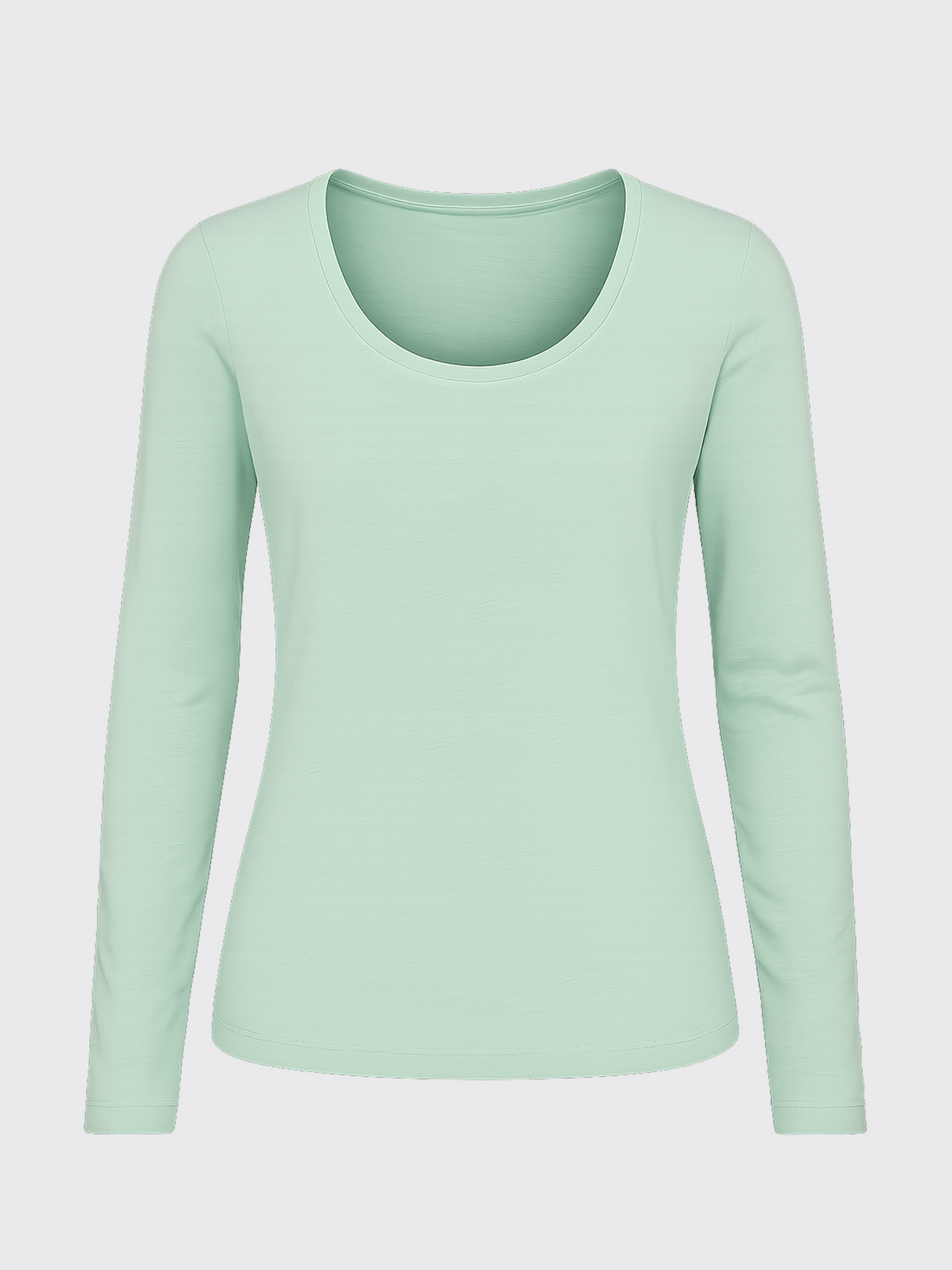WOMAN MERINO LONG SLEEVES T-SHIRT Menthe 