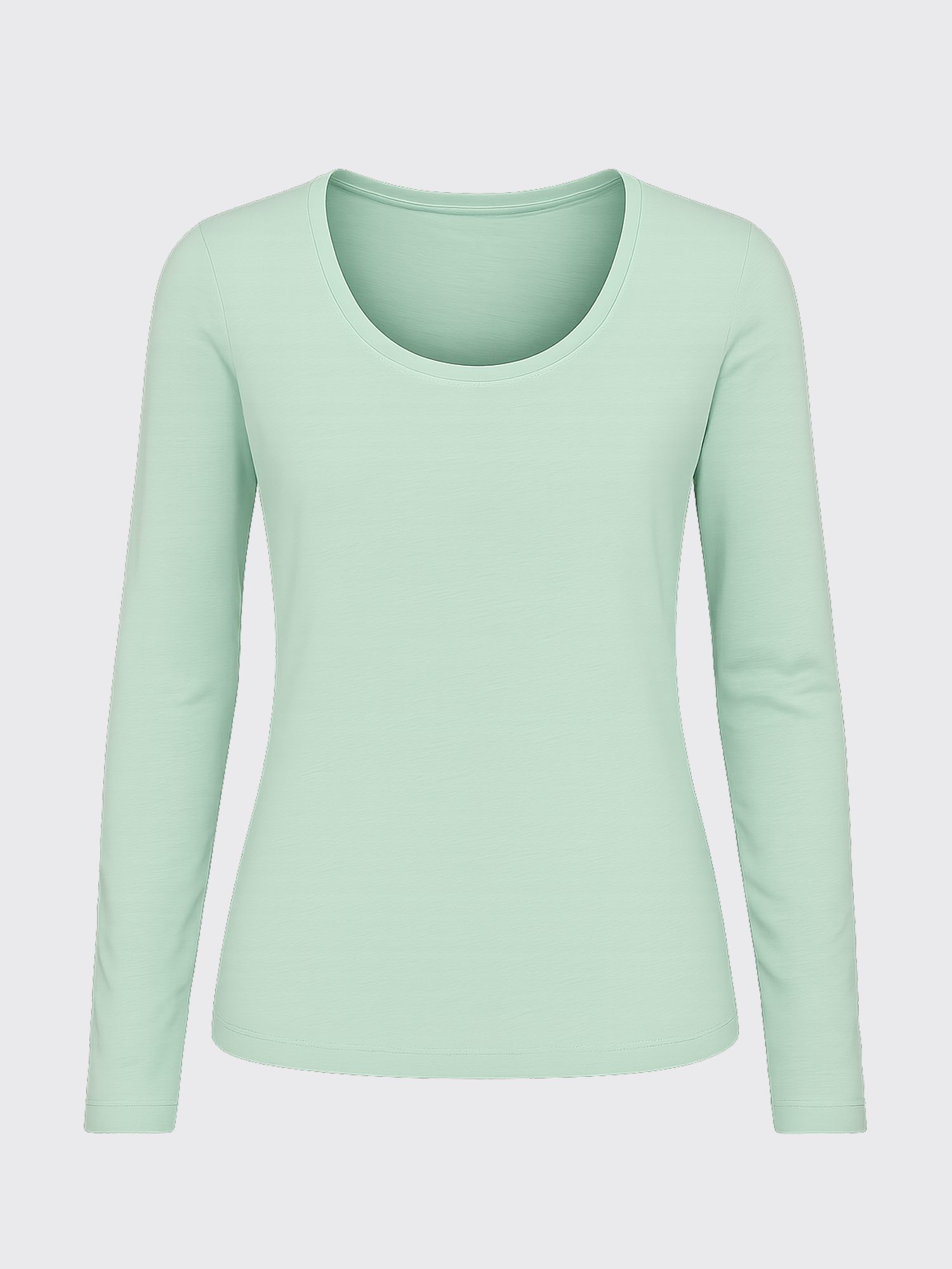 WOMAN MERINO LONG SLEEVES T-SHIRT Menthe 