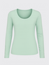 WOMAN MERINO LONG SLEEVES T-SHIRT Menthe 