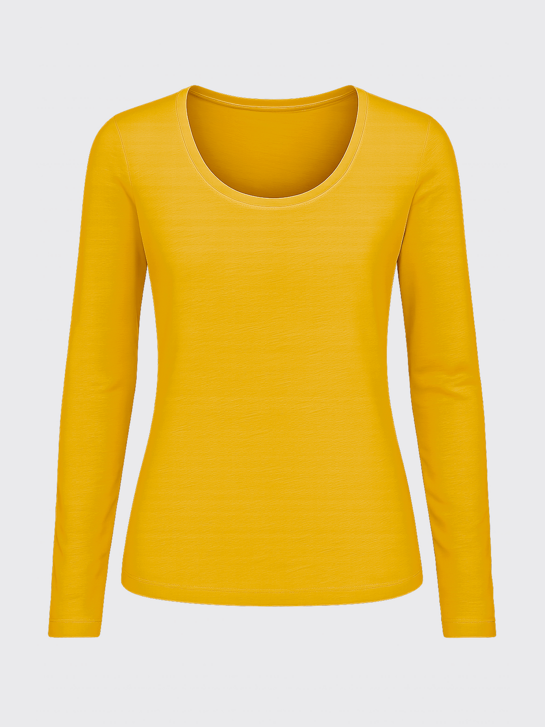 WOMAN MERINO LONG SLEEVES T-SHIRT Sunshine 