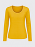WOMAN MERINO LONG SLEEVES T-SHIRT Sunshine 