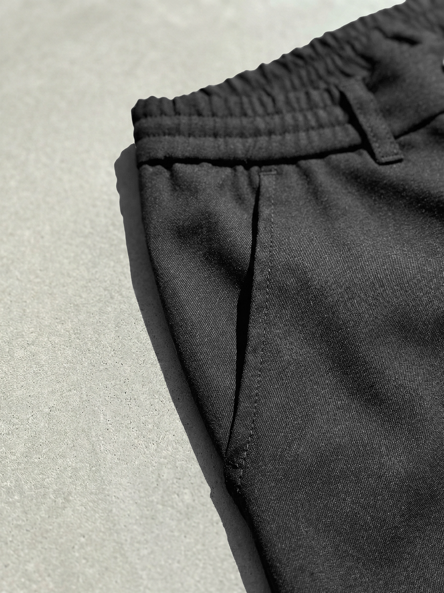 WOMAN MERINO PANTS Gris Anthracite 