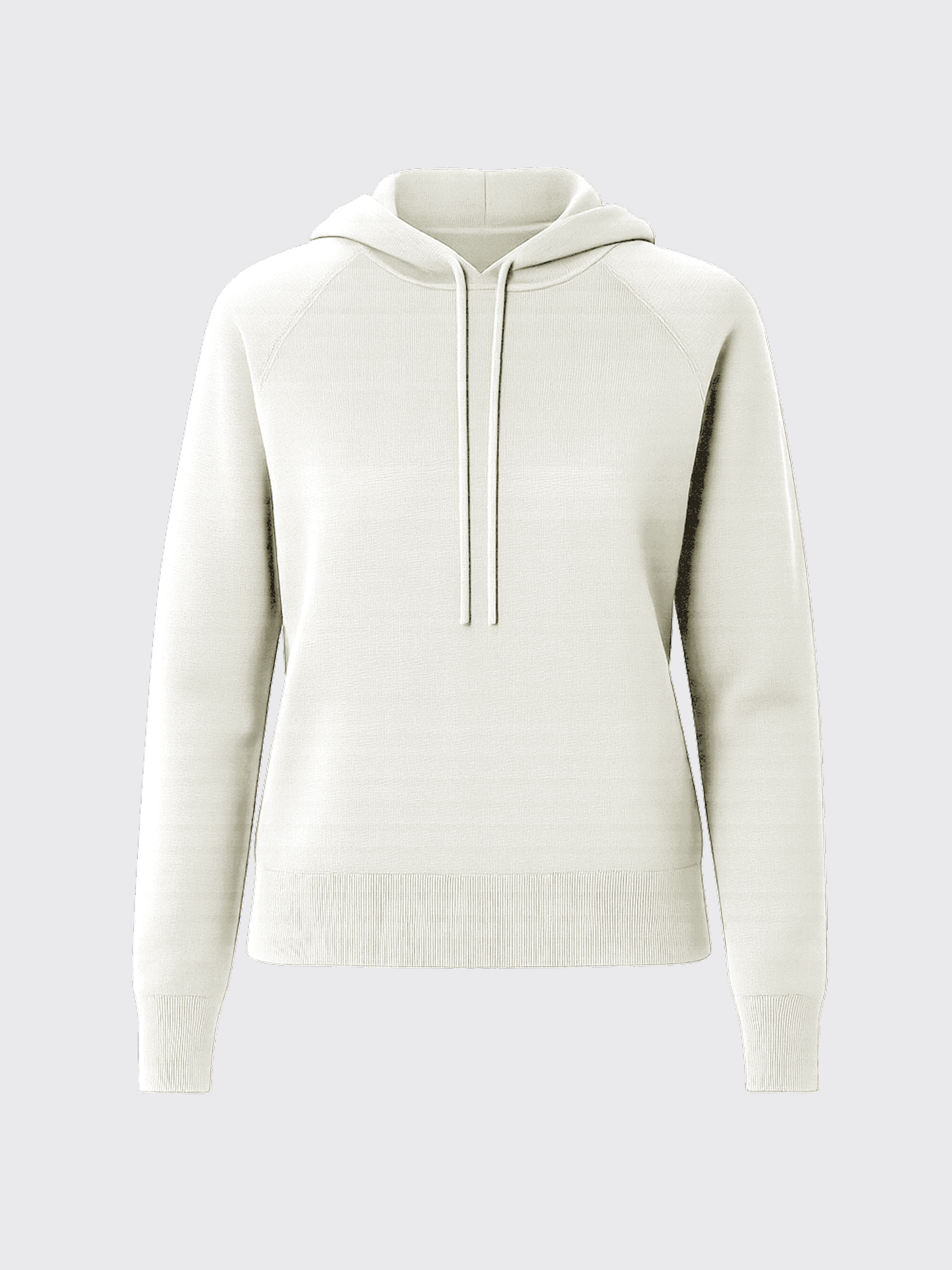 WOMAN MERINO HOODIE Blanc 