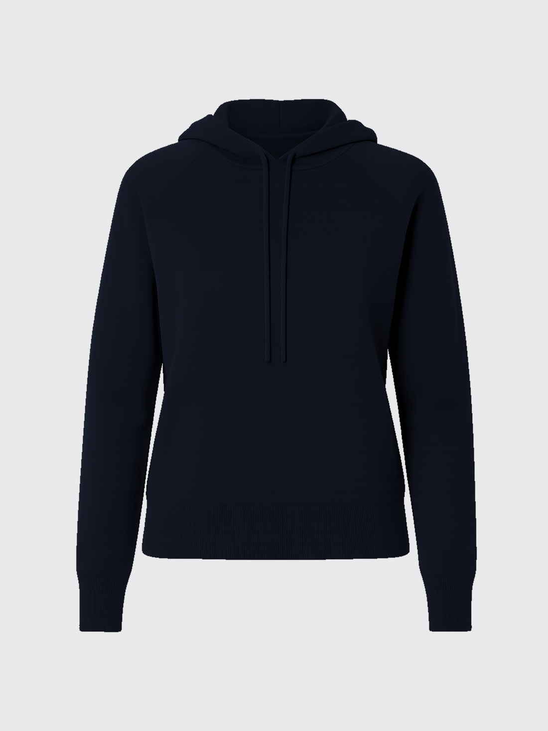 WOMAN MERINO HOODIE Bleu Chic 