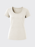 WOMAN MERINO T-SHIRT Ivoire 