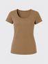 WOMAN MERINO T-SHIRT Tabac 
