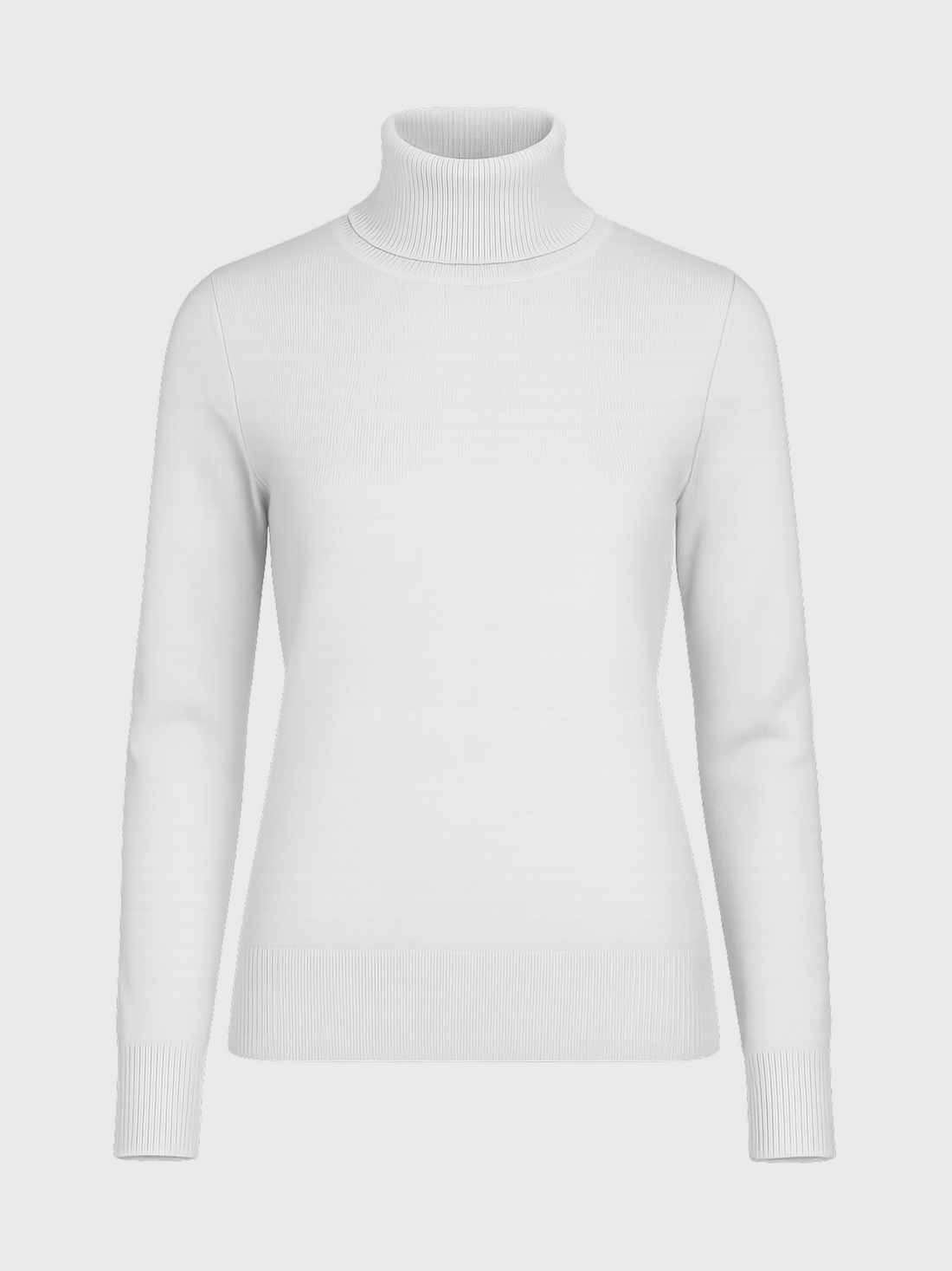 WOMAN MERINO TURTLENECK Blanc 