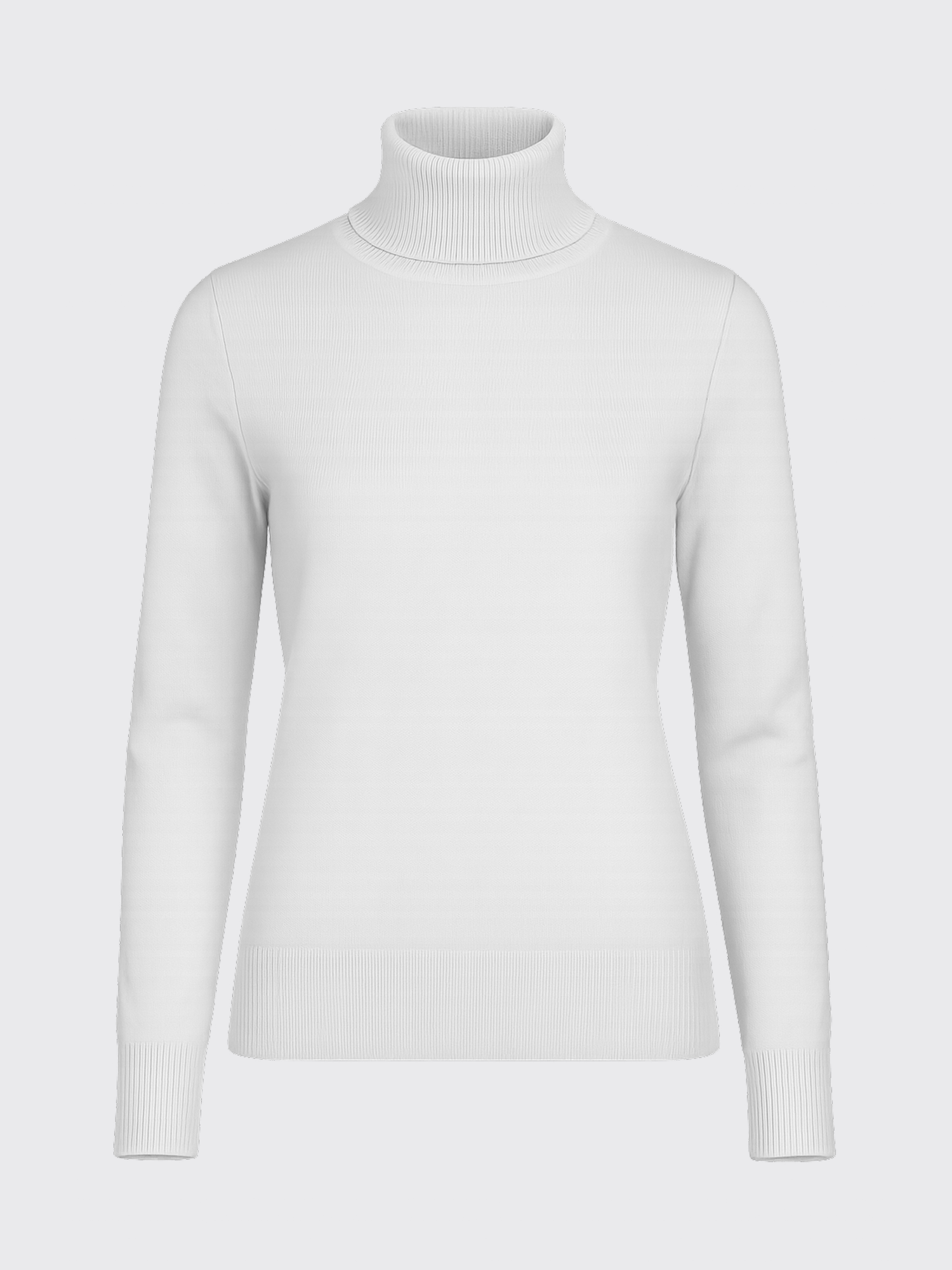 WOMAN MERINO TURTLENECK Blanc 