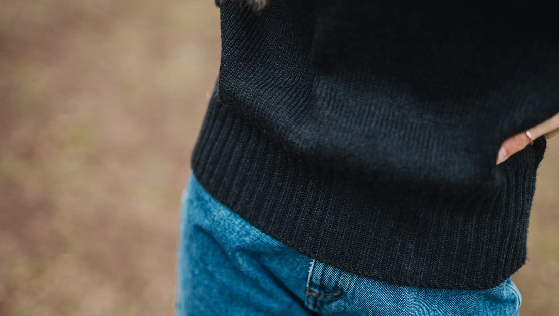 WOMAN PREMIUM MERINO PULLOVER Gris Anthracite 