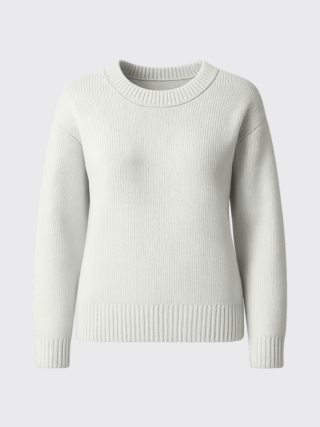 WOMAN PREMIUM MERINO PULLOVER Ivoire 