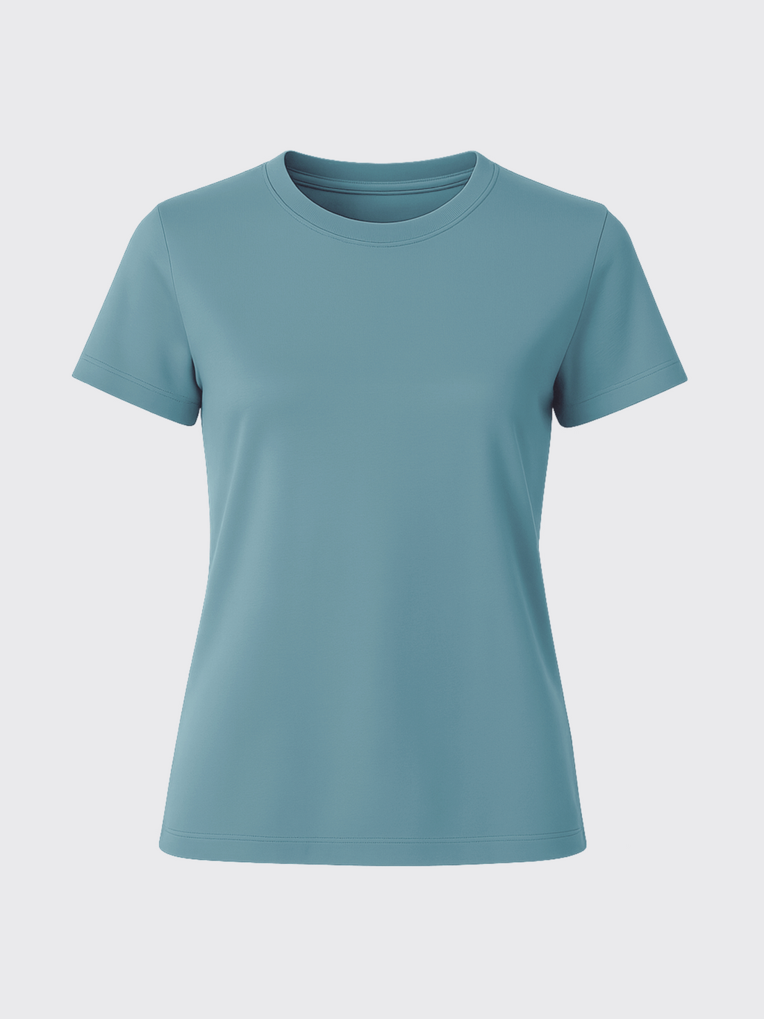 WOMAN PREMIUM MERINO T-SHIRT Bleu Ciel 