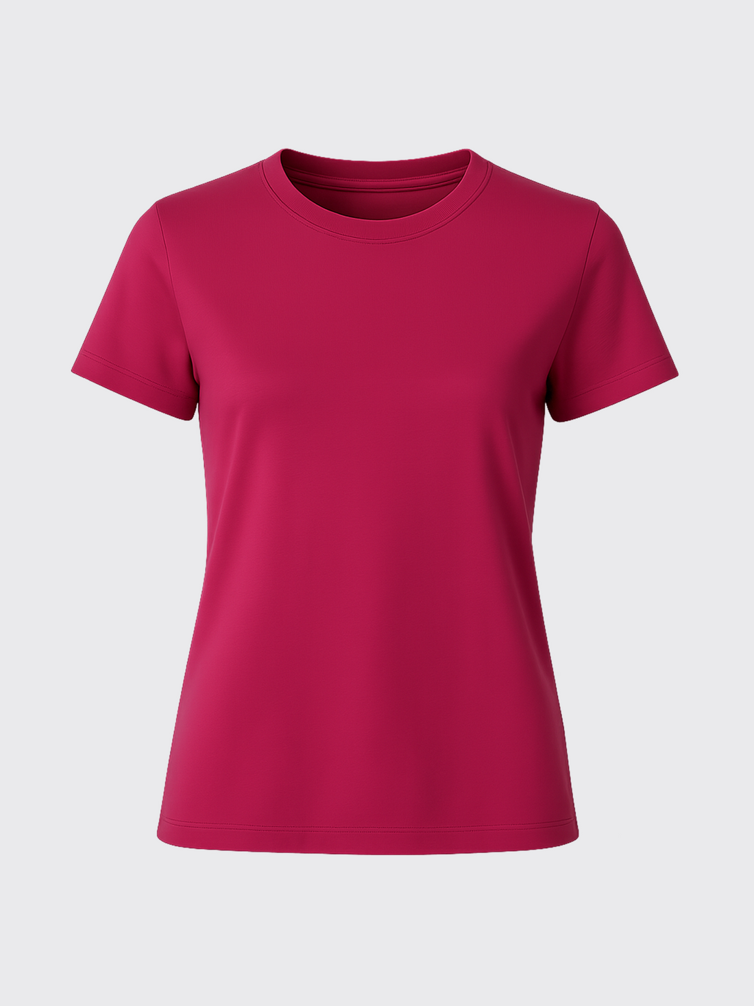 WOMAN PREMIUM MERINO T-SHIRT Fushia 