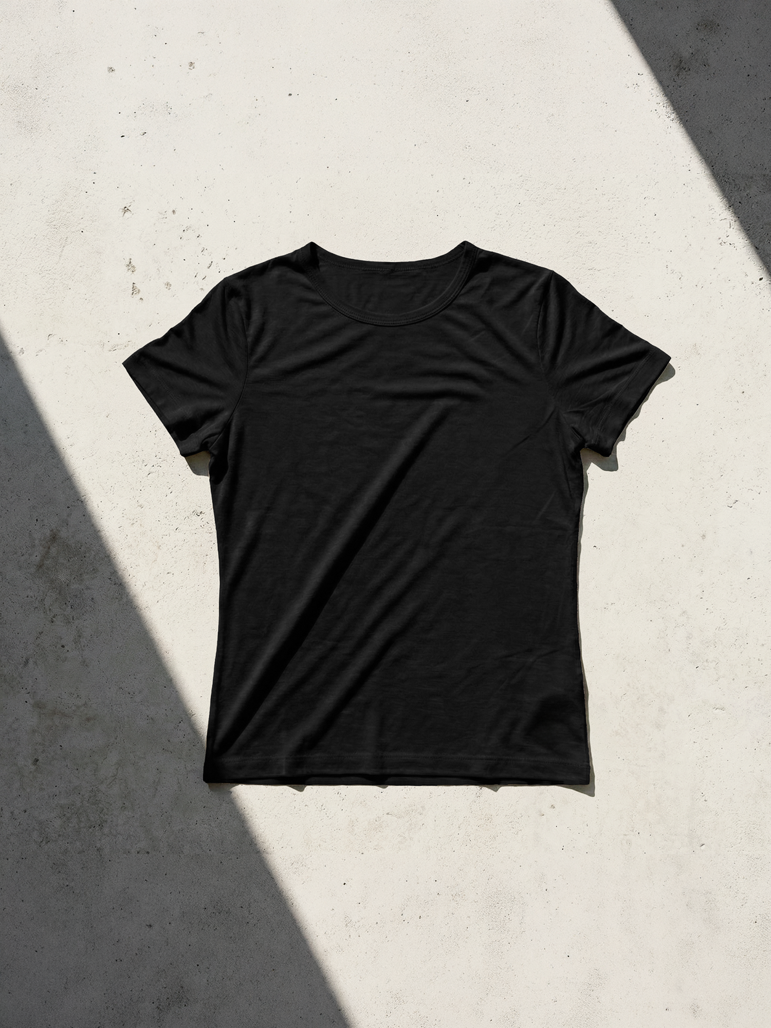 WOMAN PURE MERINO T-SHIRT Noir 