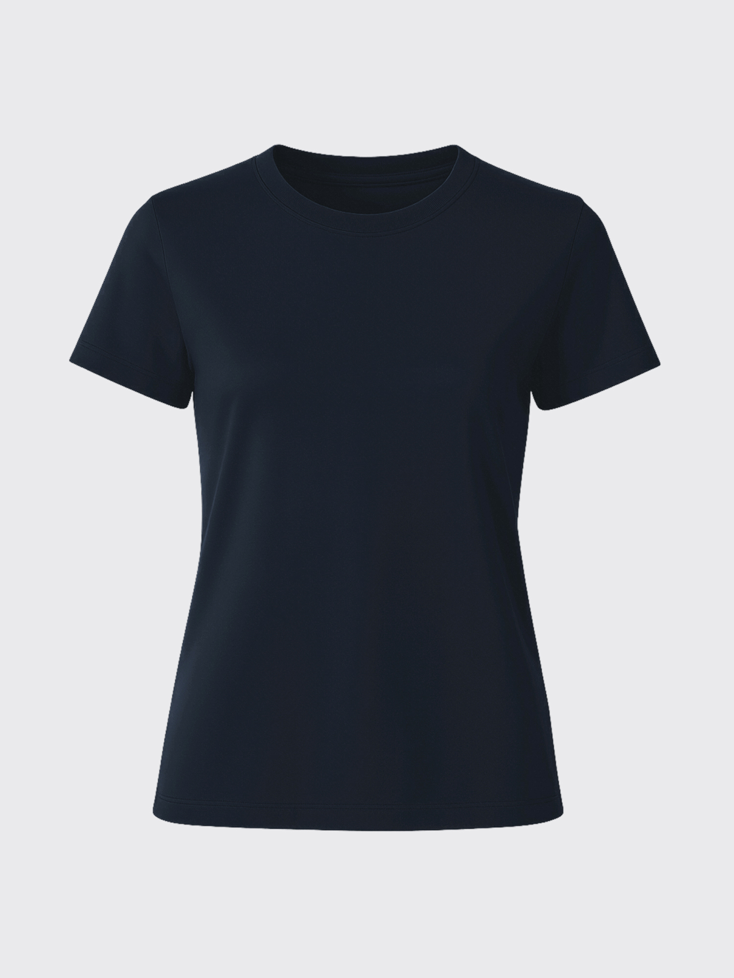WOMAN PREMIUM MERINO T-SHIRT Bleu Chic 