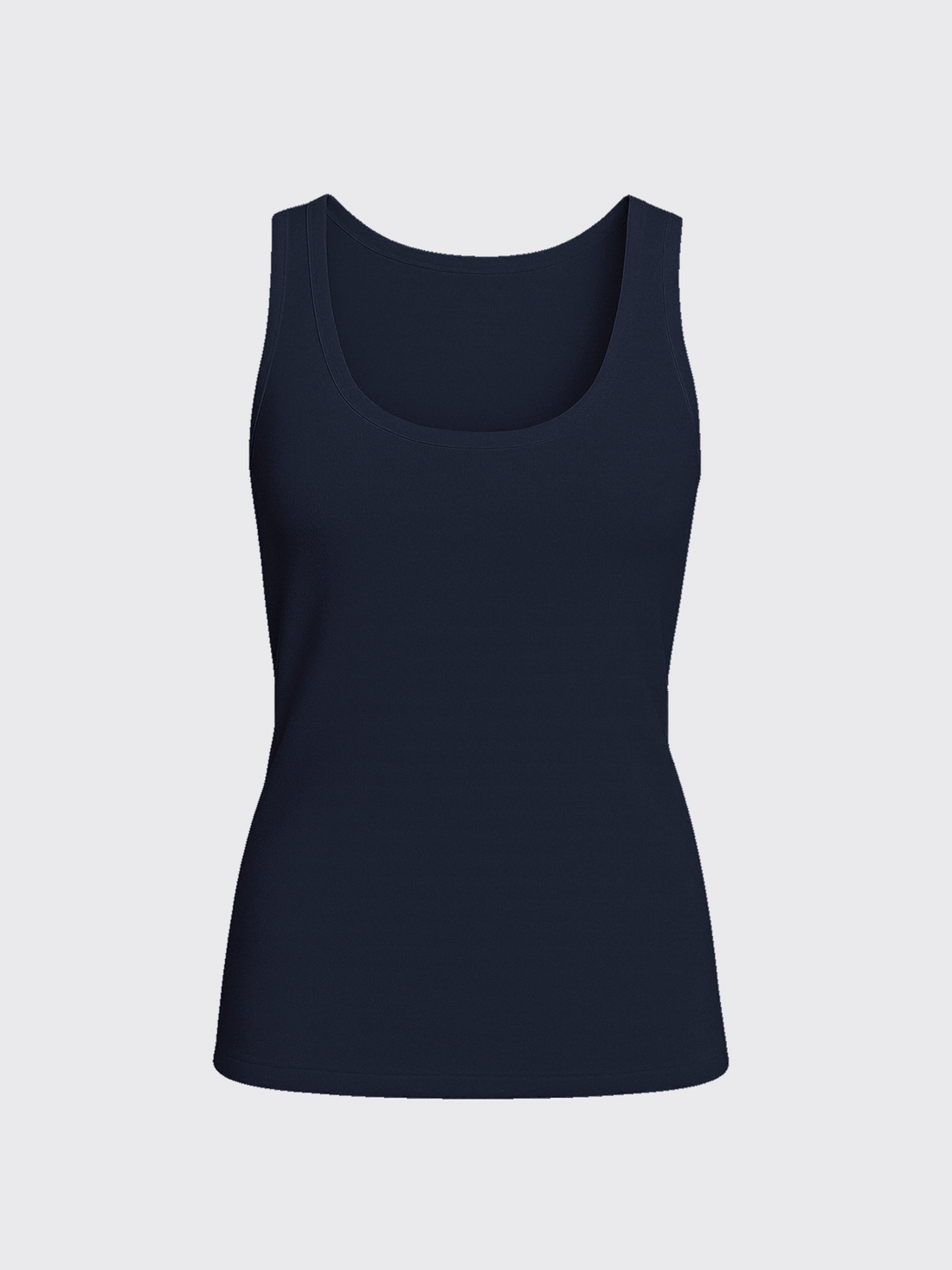 WOMAN MERINO TANK Bleu Chic 