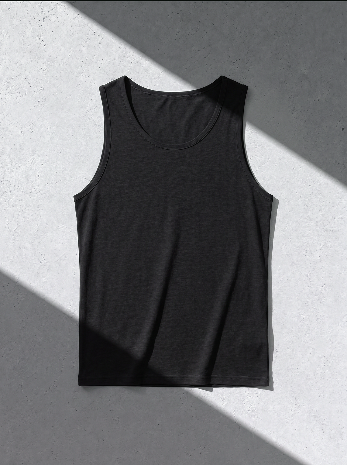 PERFORMANCE MERINO TANK noir 