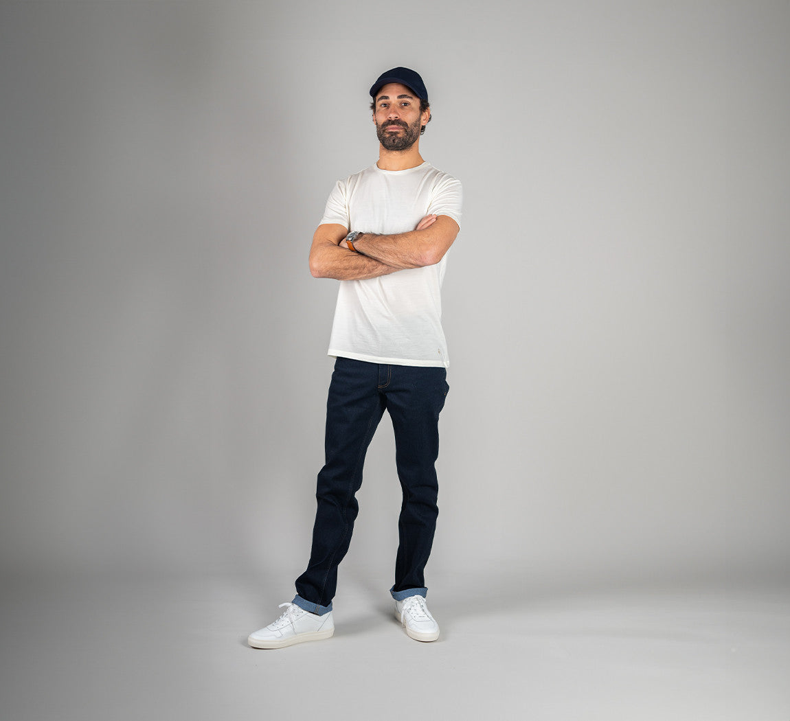 ACTION MERINO T-SHIRT Ivoire 