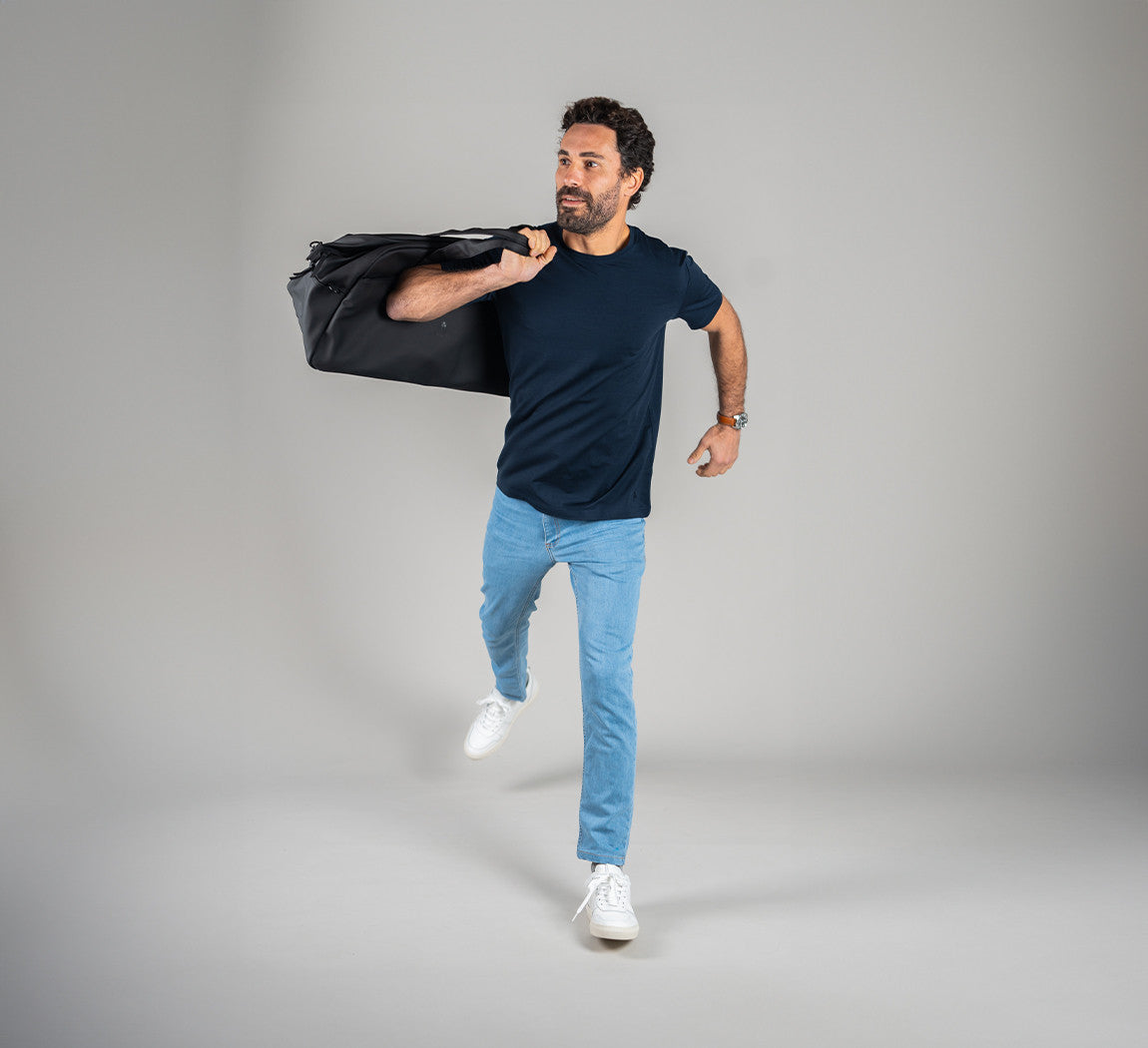 ACTION MERINO T-SHIRT Bleu Chic 