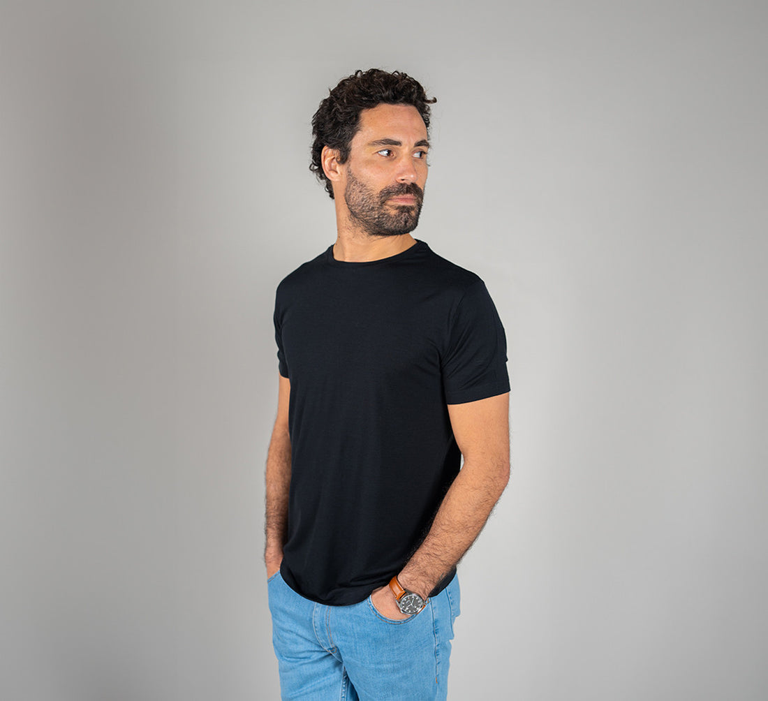 ACTION MERINO T-SHIRT Noir 