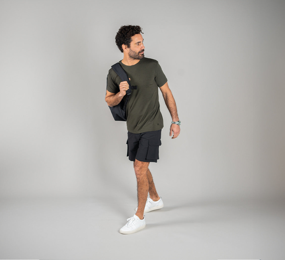 ACTION MERINO T-SHIRT Kaki 