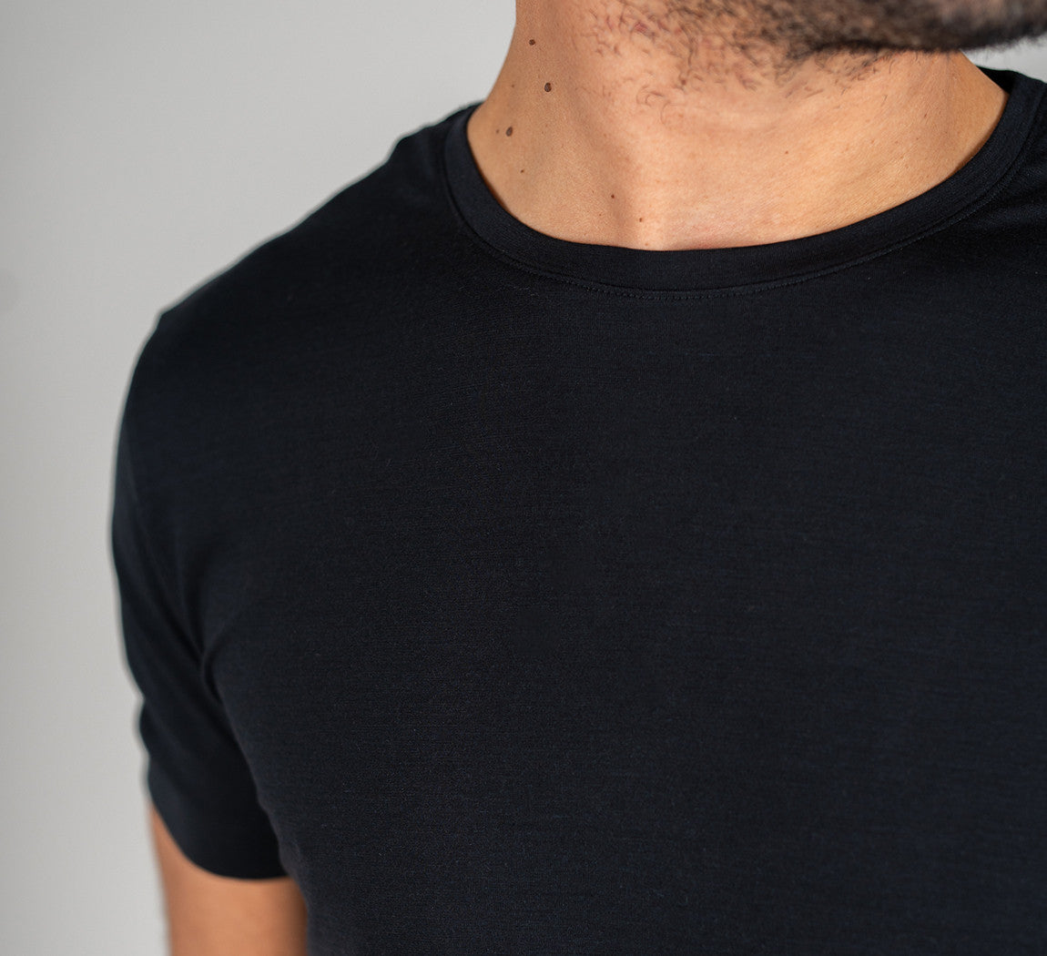 ACTION MERINO T-SHIRT Noir 