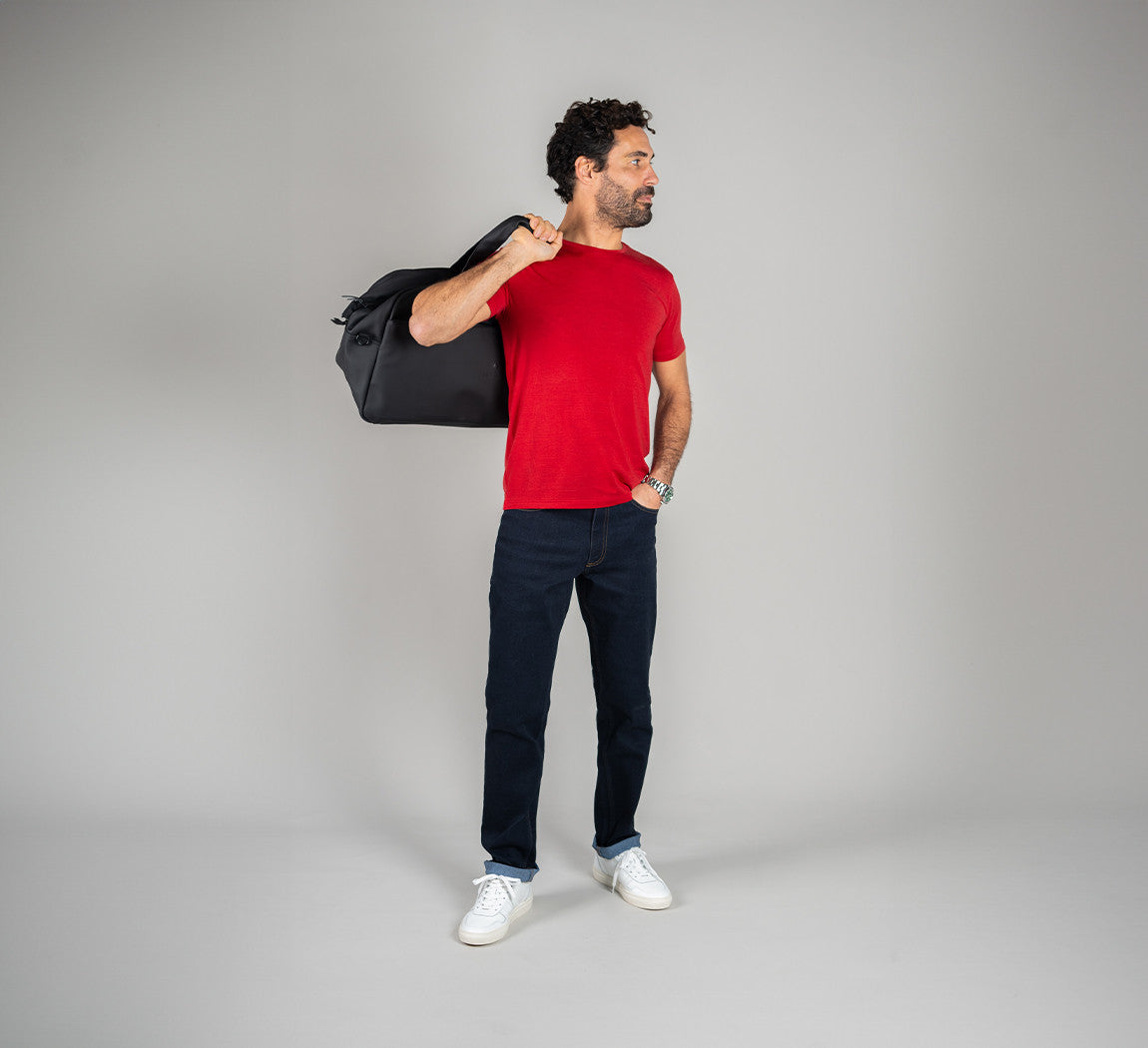 ACTION MERINO T-SHIRT Rouge 