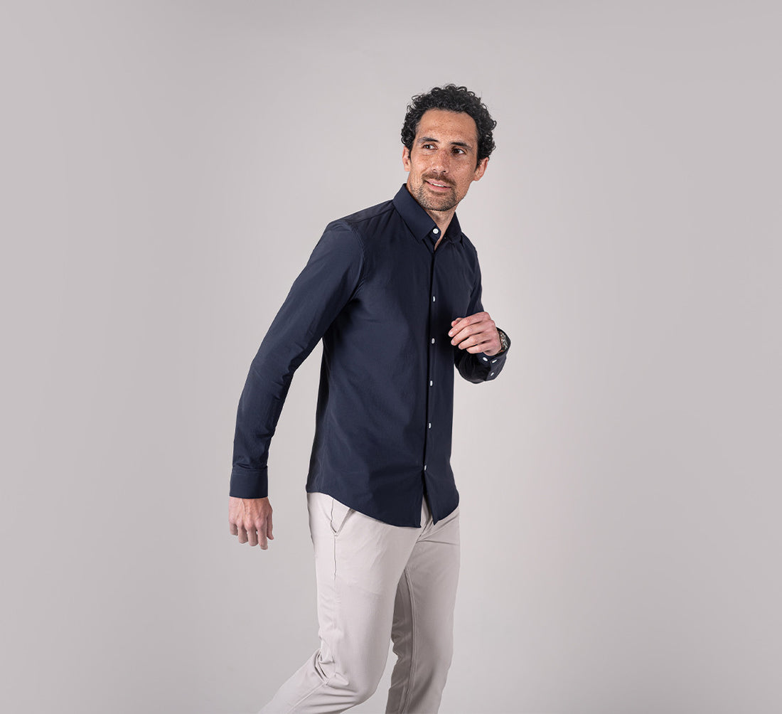 ACTIVE STRETCH SHIRT Bleu Chic 