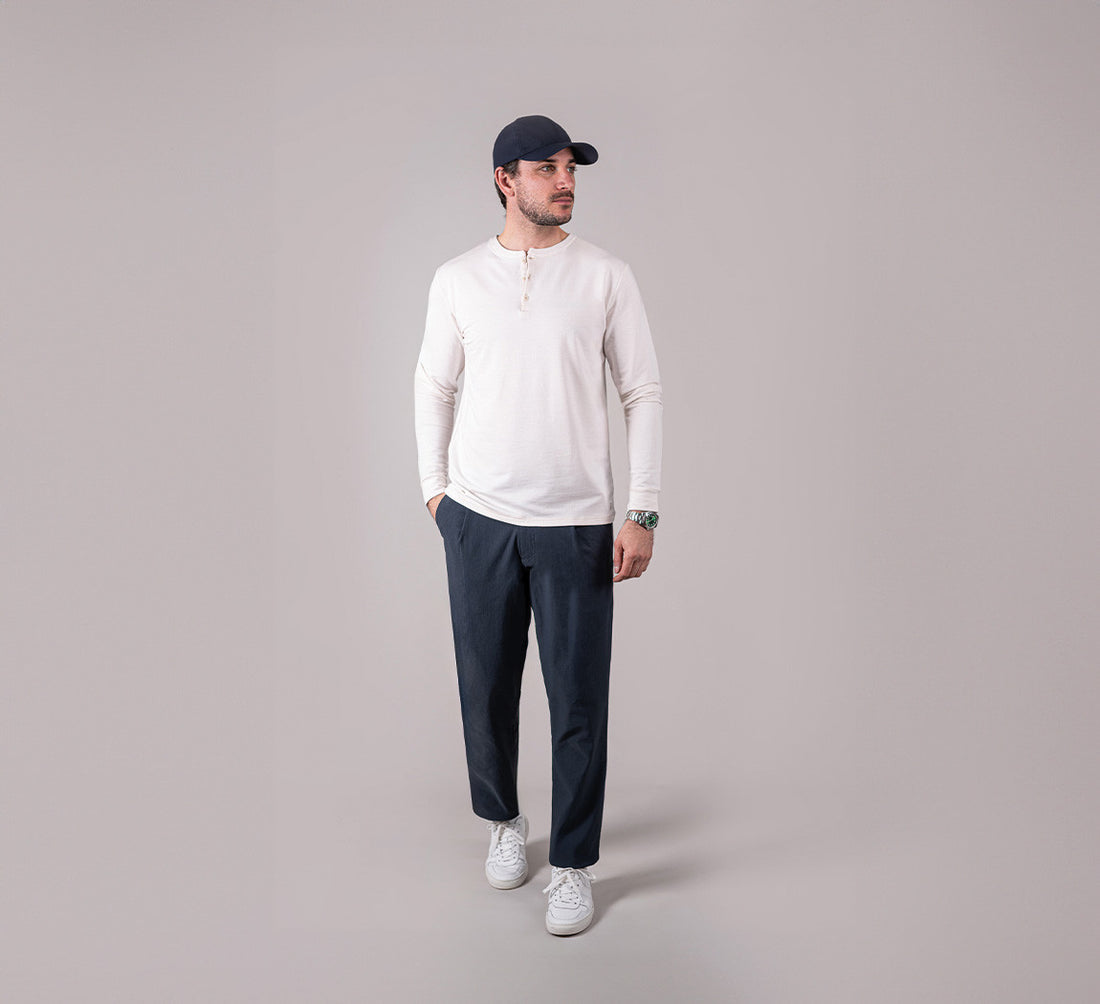 CANVAS CHINOS Bleu Gris 
