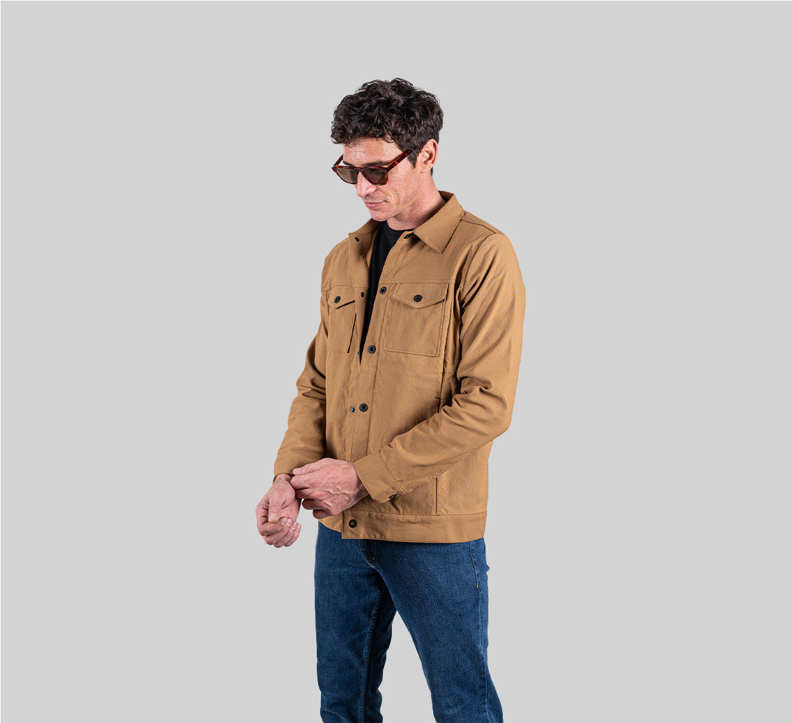 CANVAS TRUCKER Camel 