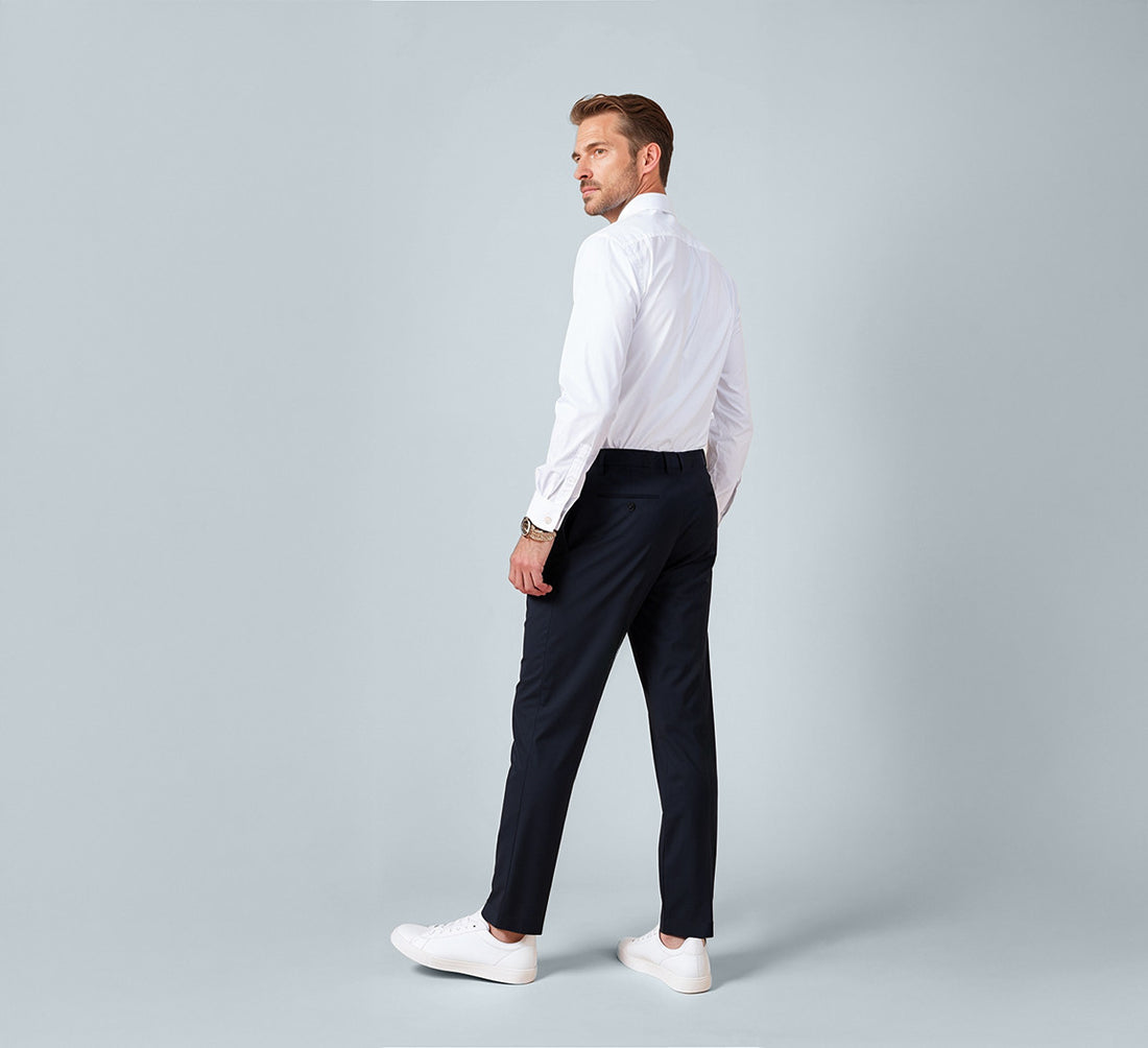 CORDURA MERINO DRESS PANTS Bleu Chic 