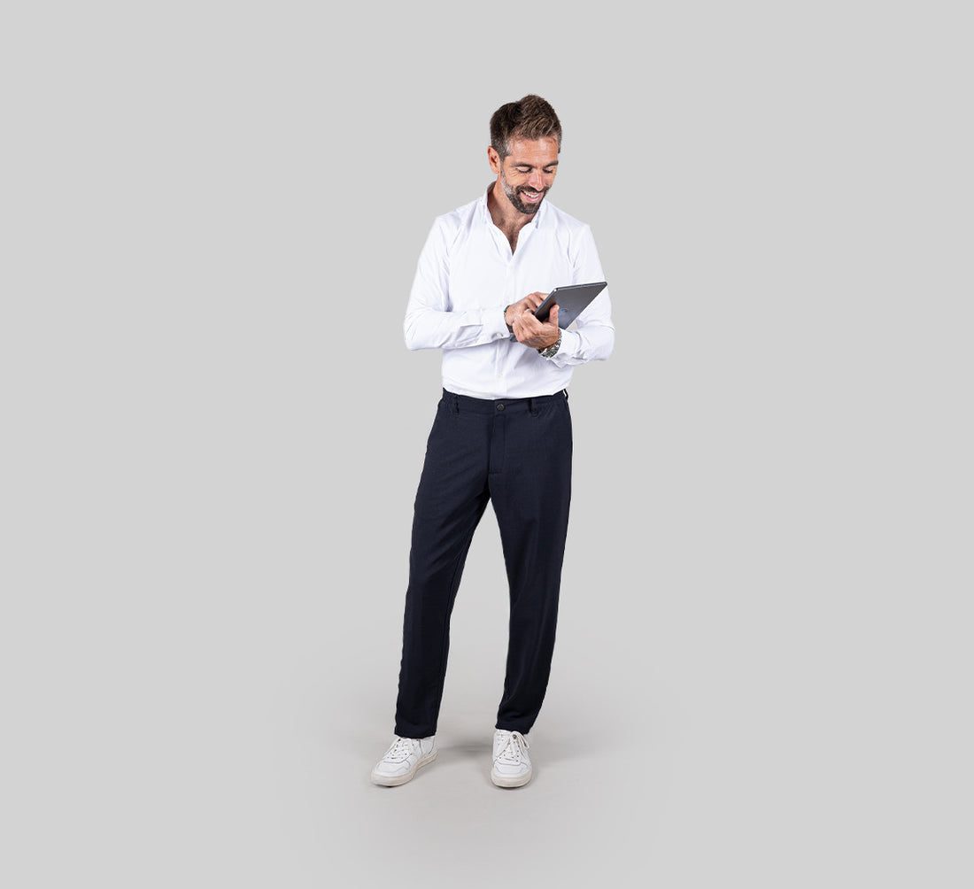 CORDURA MERINO RELAX PANTS Bleu Chic 