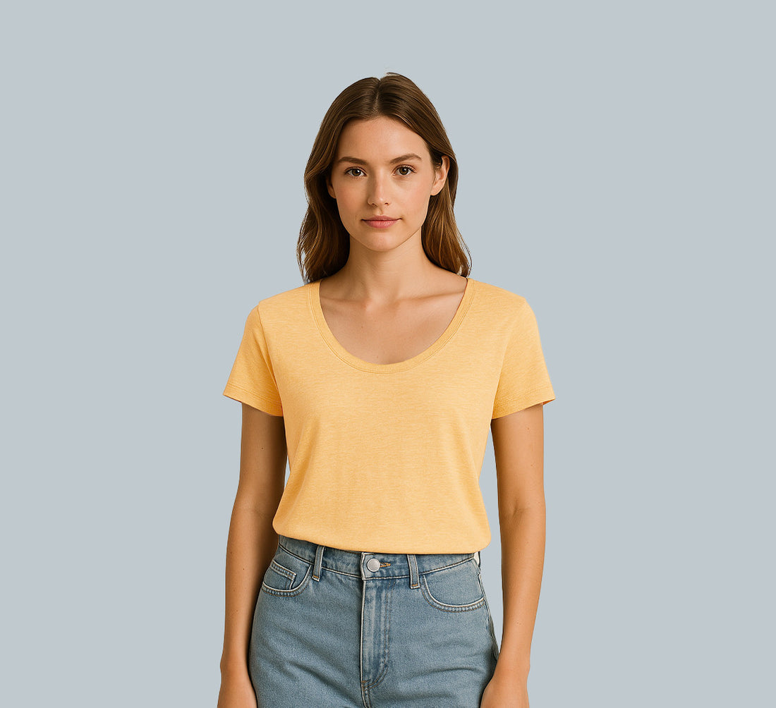 DRY HEMP WOMAN T-SHIRT Peach 
