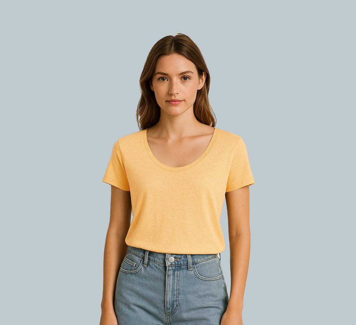 DRY HEMP WOMAN T-SHIRT Peach 