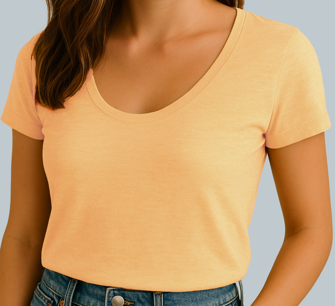 DRY HEMP WOMAN T-SHIRT Peach 