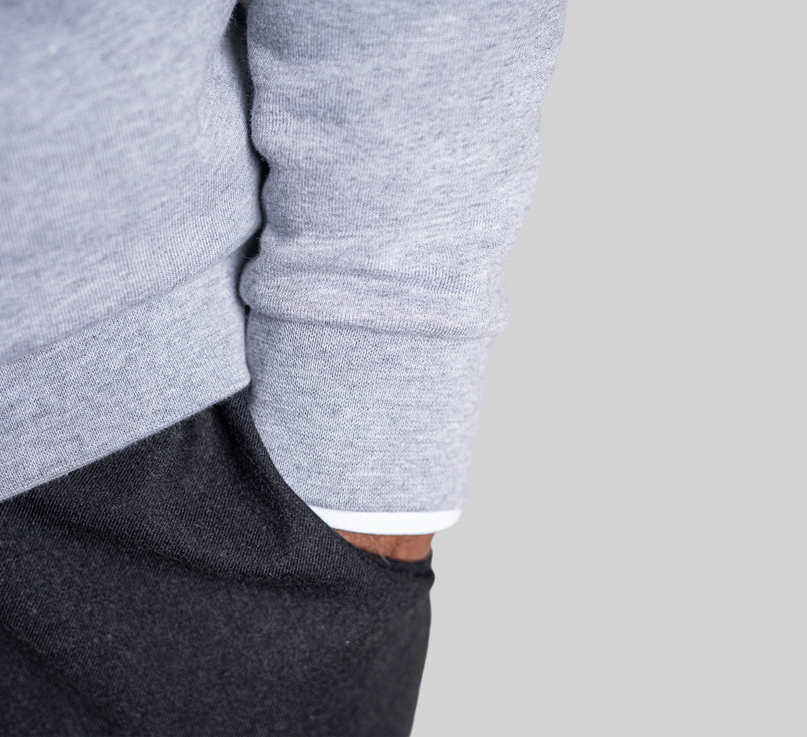 ESSENTIAL MERINO SWEATSHIRT Gris Clair 