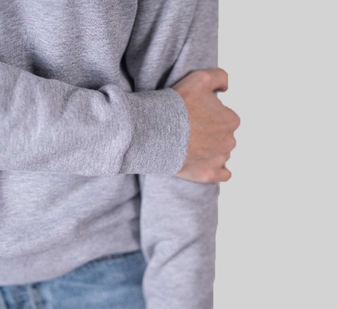 ESSENTIAL MERINO WOMAN SWEATSHIRT Gris Clair 
