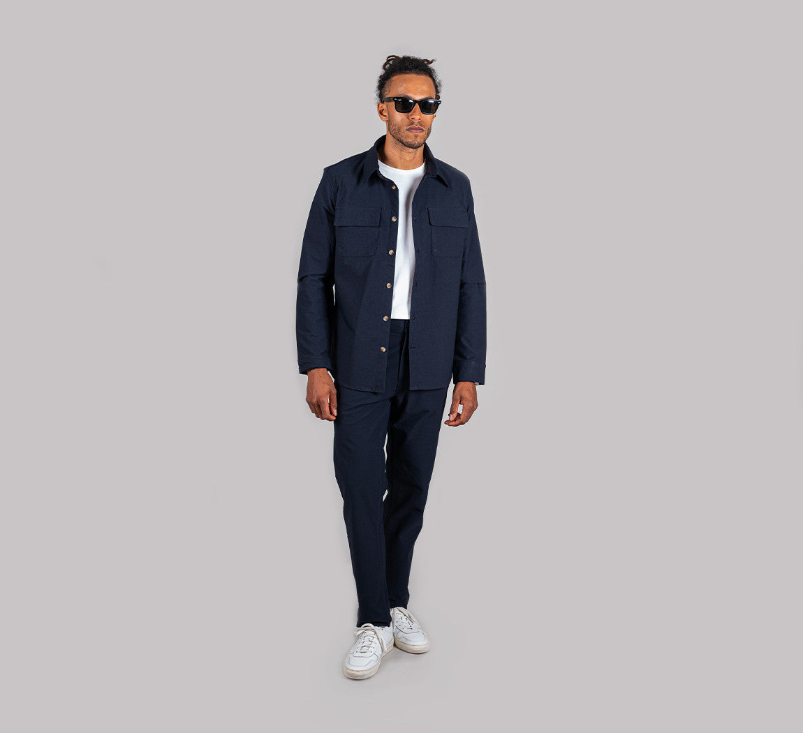 EVERYDAY OVERSHIRT Bleu Chic 