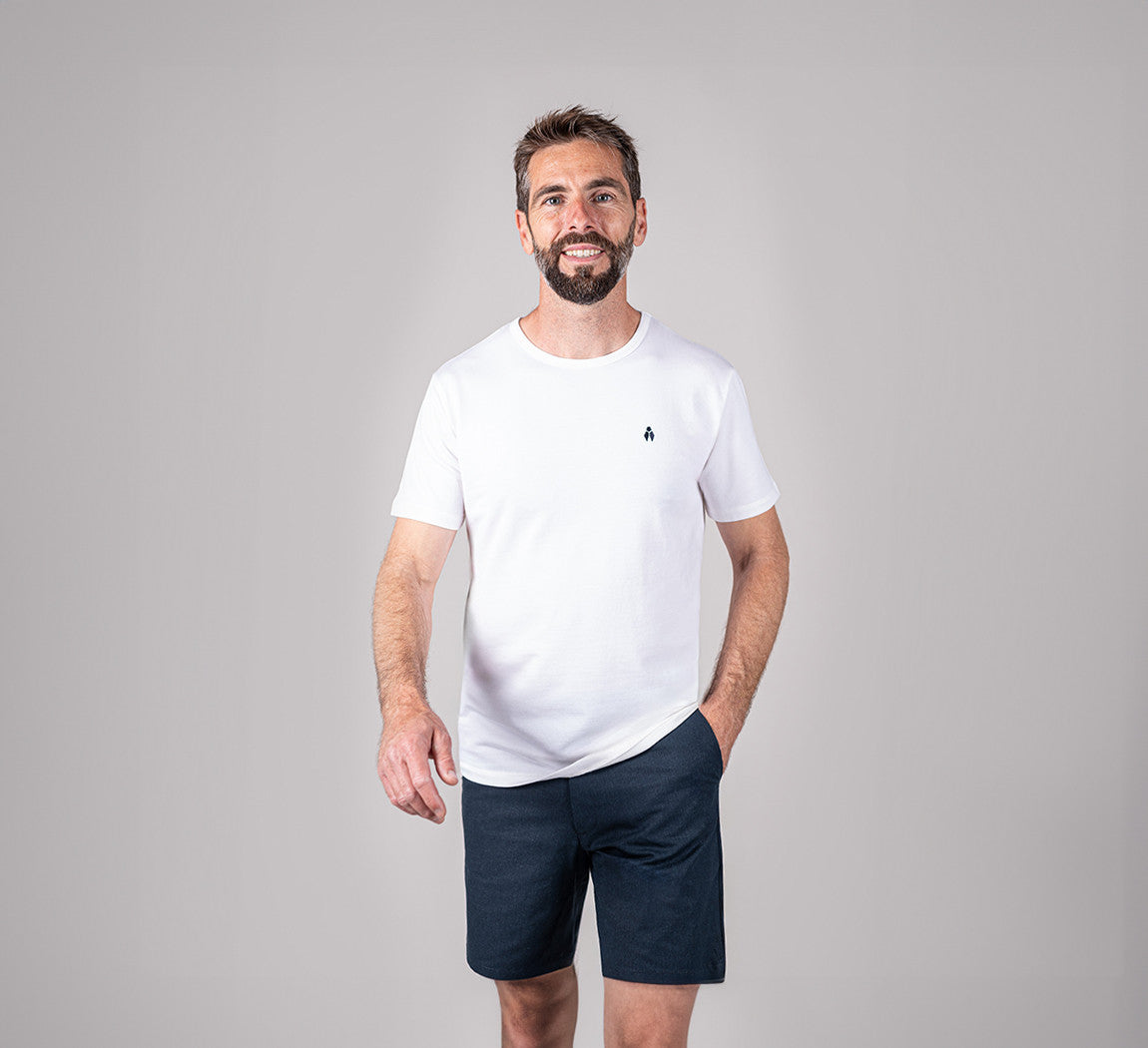 EVOLUTION LOGO T-SHIRT Blanc 