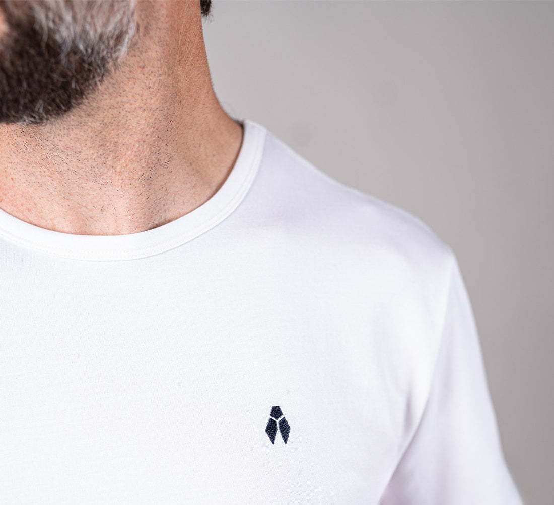 EVOLUTION LOGO T-SHIRT Blanc 