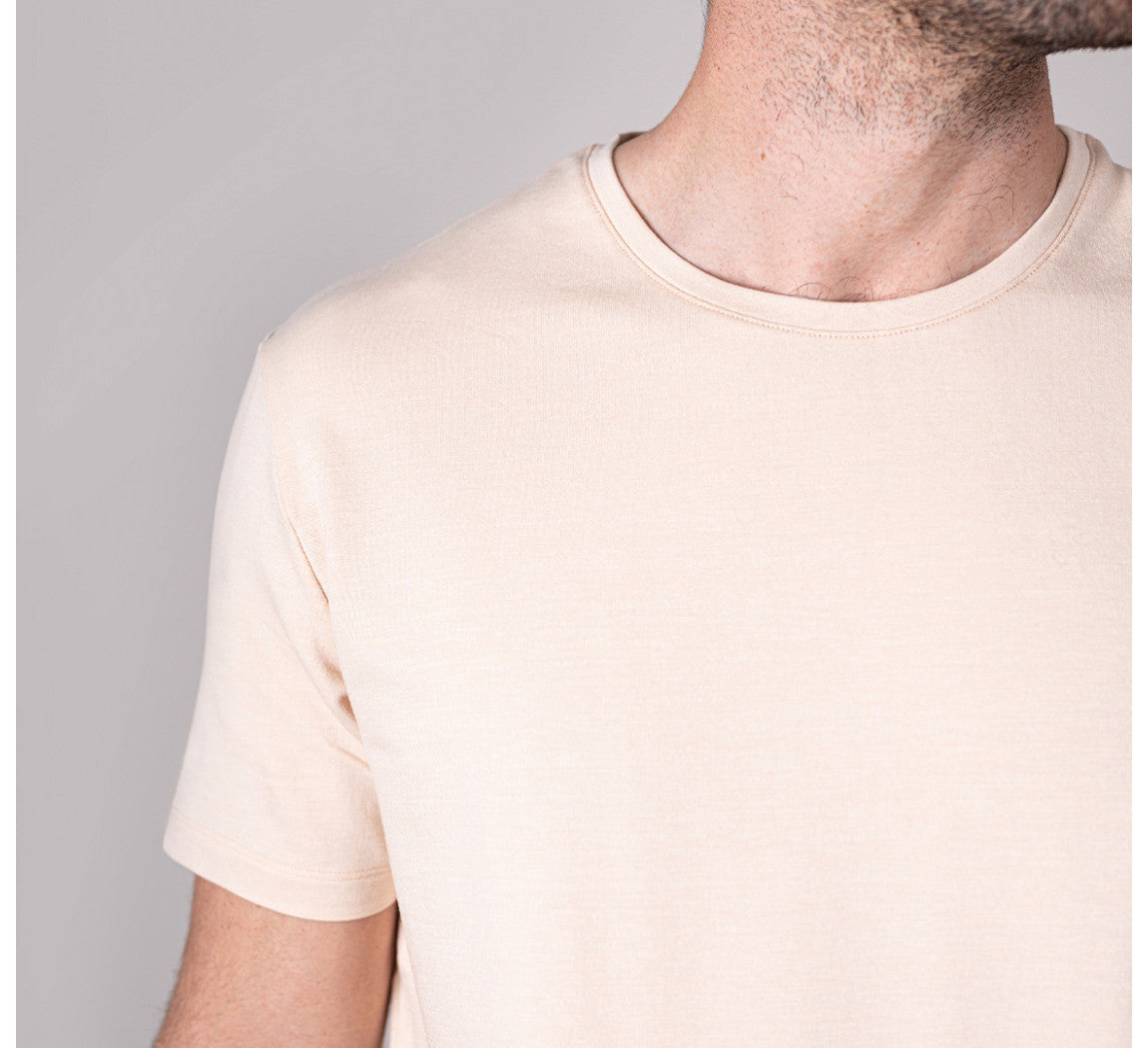 EVOLUTION MERINO T-SHIRT Beige 