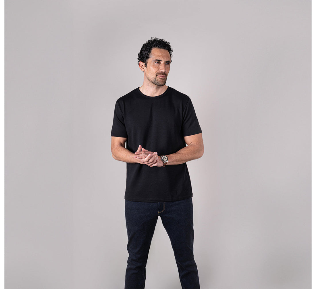 EVOLUTION MERINO T-SHIRT Noir 
