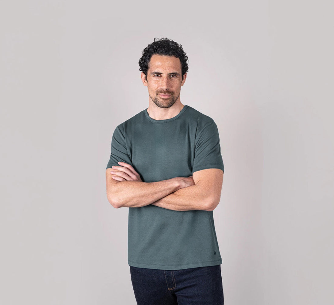 EVOLUTION MERINO T-SHIRT Bleu Nuit 