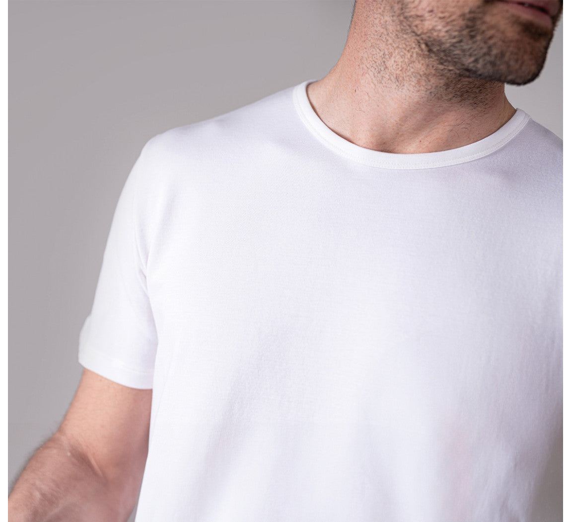 EVOLUTION MERINO T-SHIRT Blanc 