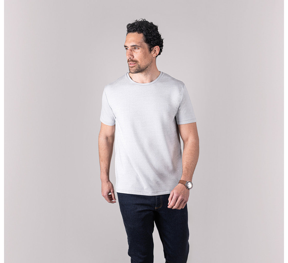 EVOLUTION MERINO T-SHIRT Gris Clair 