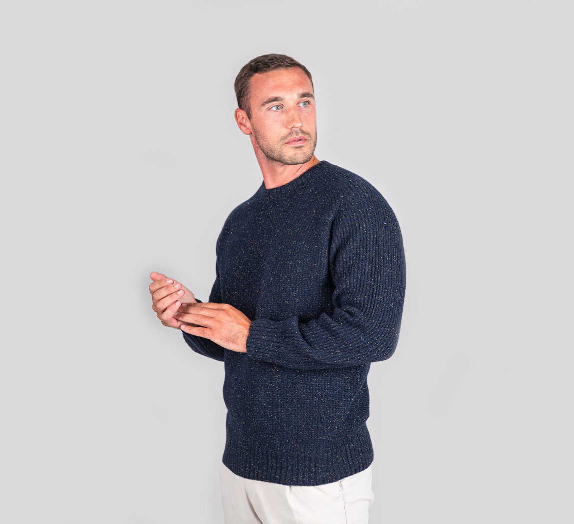 FUTURE KNIT PULLOVER Bleu Chic 