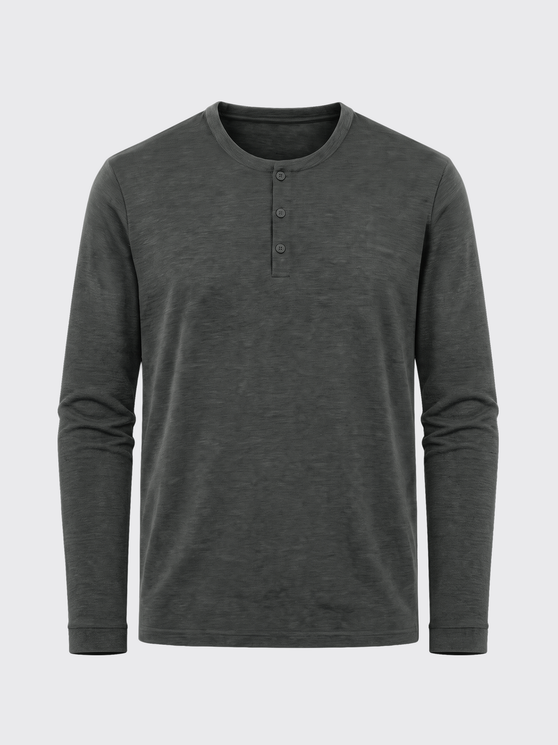 main out PERFORMANCE MERINO LONG SLEEVES HENLEY vert de gris 