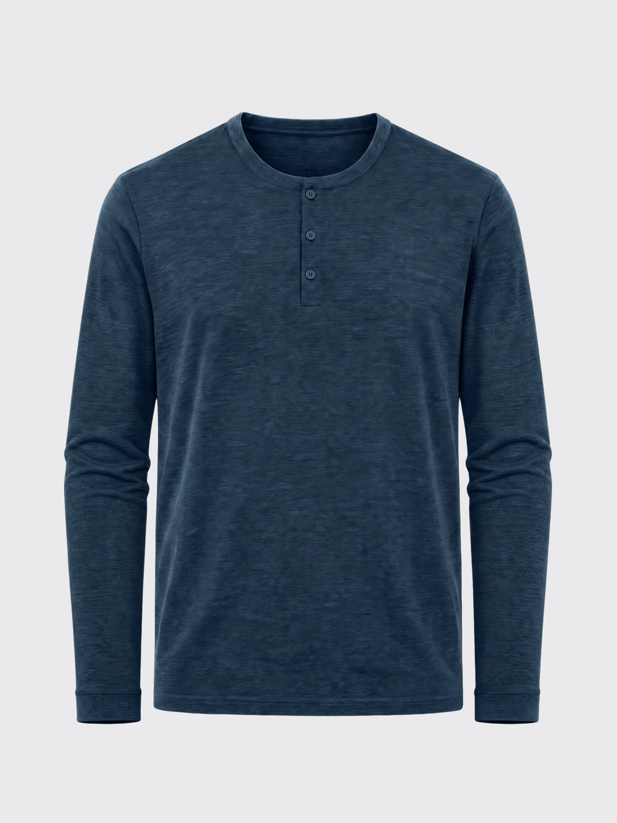 main out PERFORMANCE MERINO LONG SLEEVES HENLEY bleu pétrole 