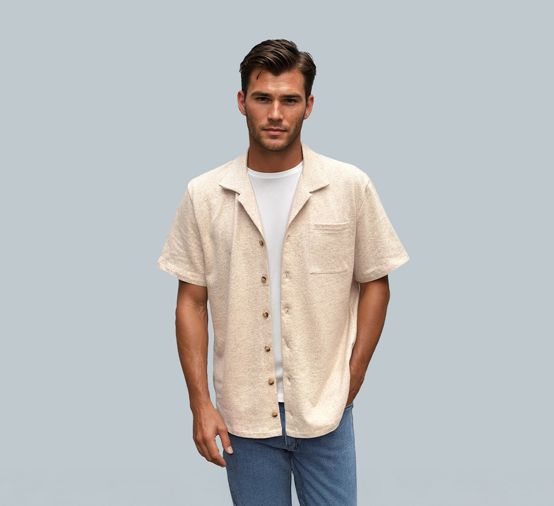 HEMP COOL SHIRT Vanille 