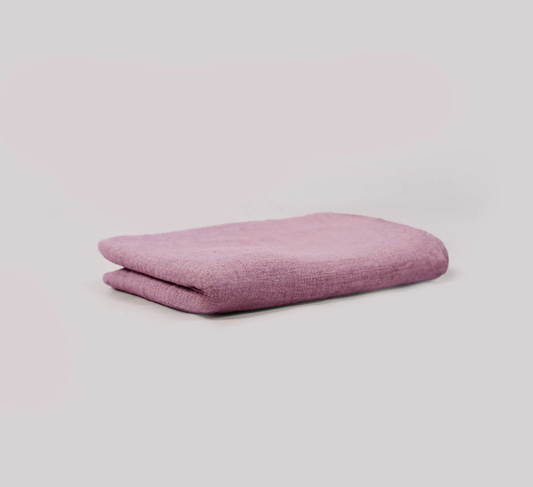 LINEN TRAVEL TOWEL Rose 