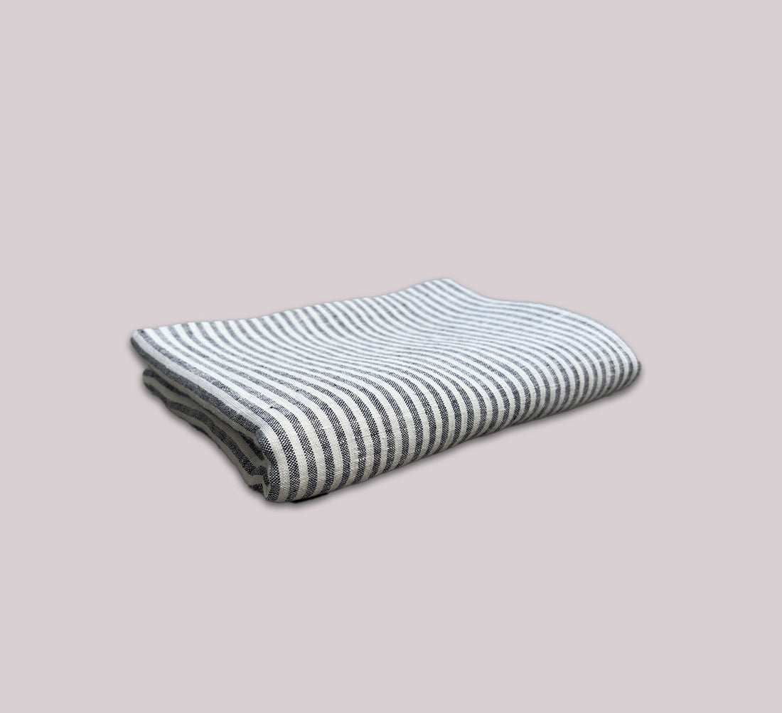 LINEN TRAVEL TOWEL Stripes 